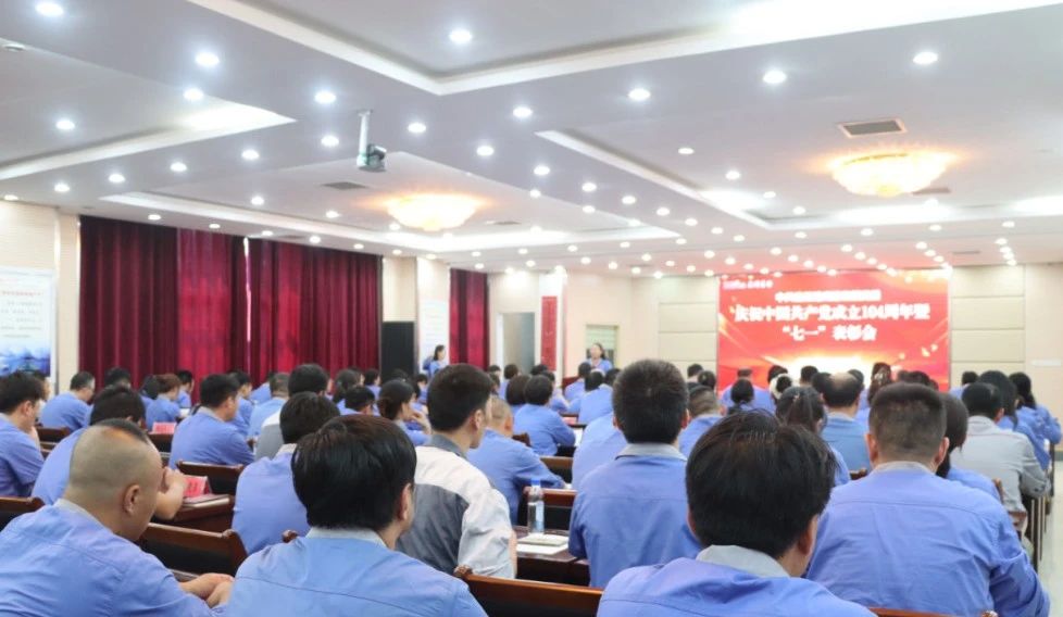 黨建引領聚合力丨鷹游集團召開慶祝建黨 104 周年暨 “七一” 表彰大會